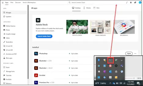 تحميل أدوبي كريتيف كلاود Adobe Creative Cloud 2025 مجاناً